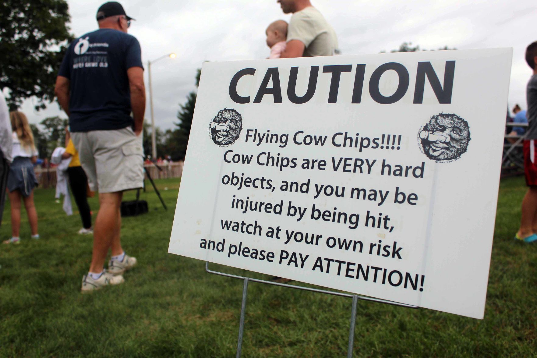 Cow Chip Sign